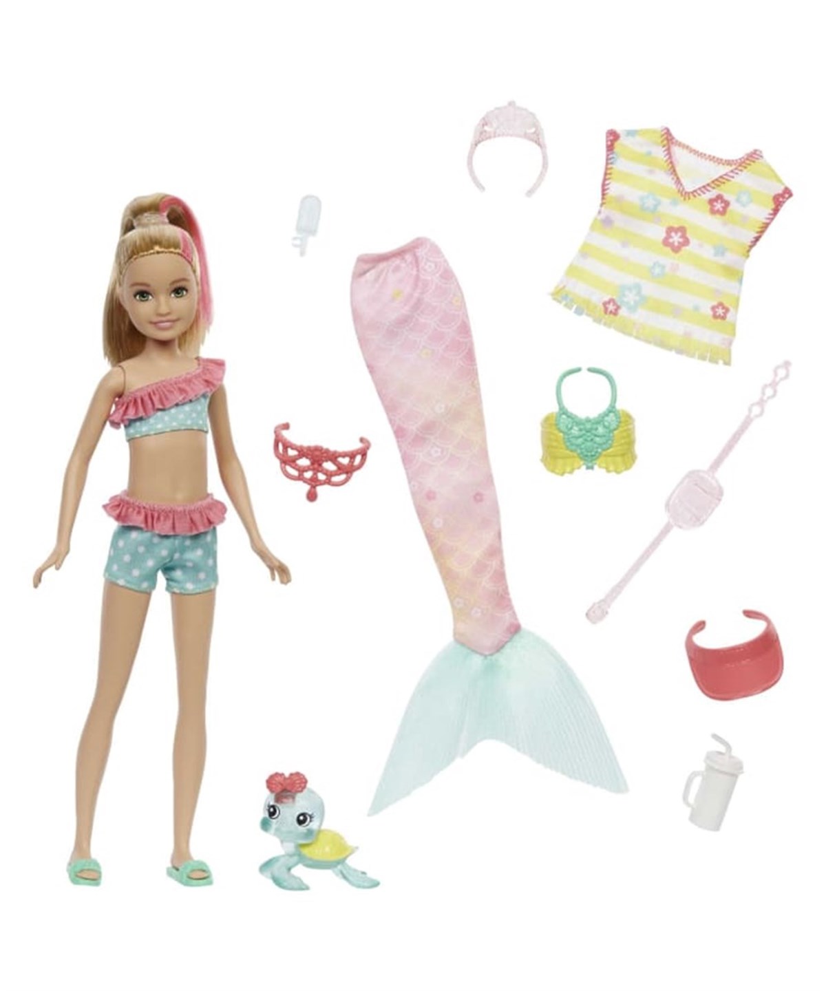 Manken Bebekler, Barbie, Barbie Mermaid Power Bebekleri HHG54  HHG56 Stacie