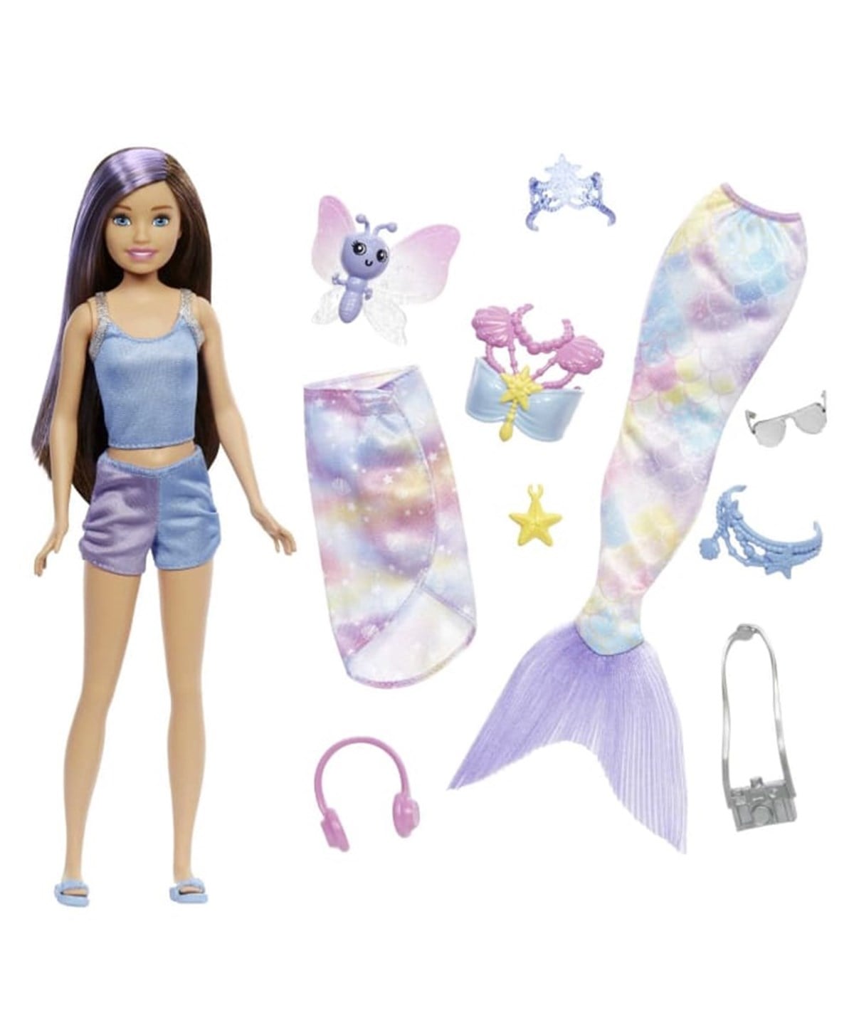 Manken Bebekler, Barbie, Barbie Mermaid Power Bebekleri HHG54 HHG55 Skipper