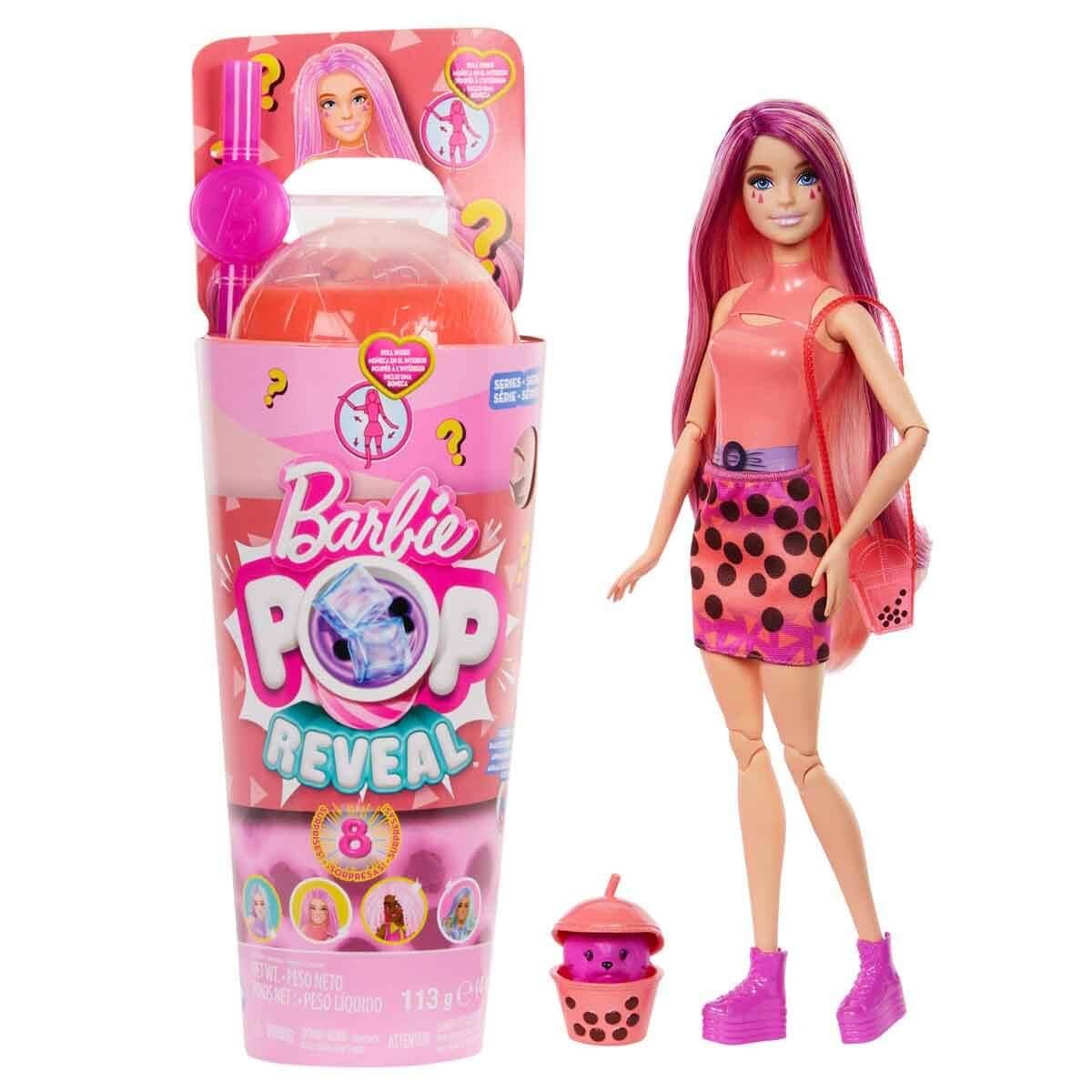 Manken Bebekler, Barbie, Barbie Pop Reveal Bubble Tea Serisi HTJ18 HTJ22 Mango Mochi