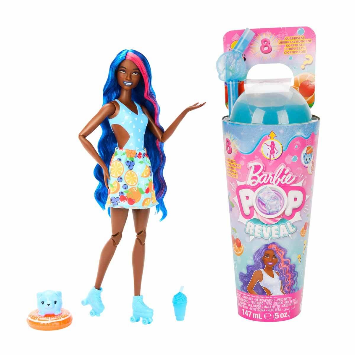 Manken Bebekler, Barbie, Barbie Pop Reveal Meyve Serisi HNW40 HNW42 Fruit Punch