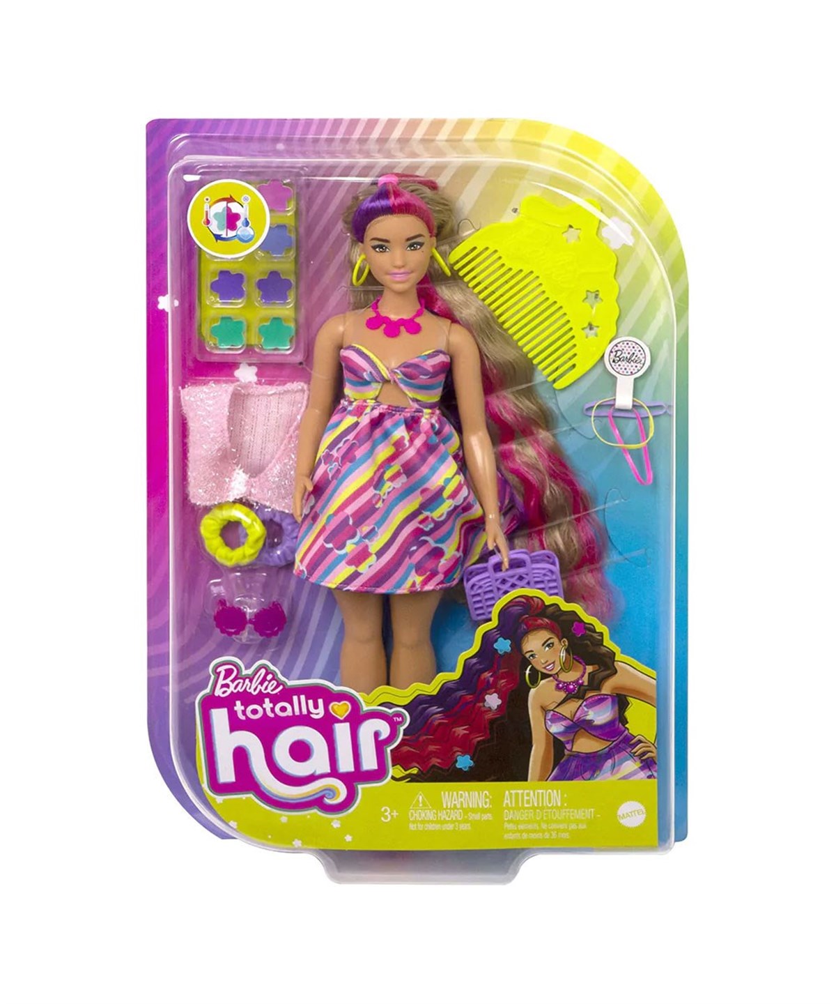 Manken Bebekler, Barbie, Barbie Upuzun Muhteşem Saçlı Bebekler HCM87 HCM89 Esmer Çiçek