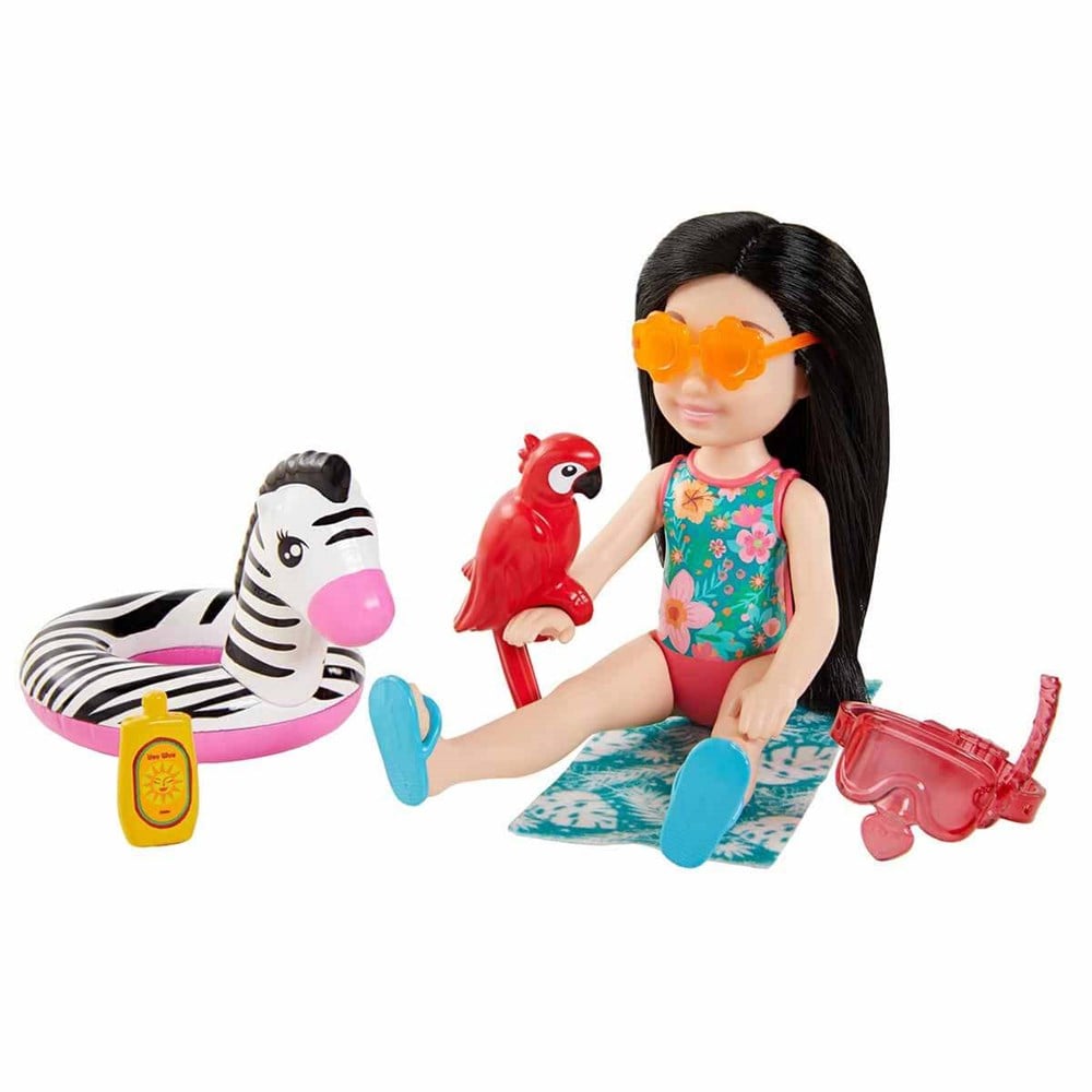 Manken Bebekler, Barbie, Barbie ve Chelsea Kayıp Doğum Günü Oyun Setleri GRT80 GRT83 Zebra
