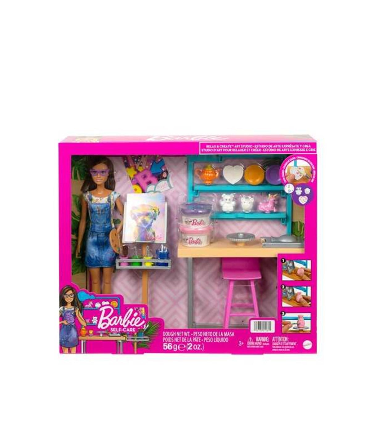 Manken Bebekler, Barbie, Barbienin Sanat Atölyesi Oyun Seti HCM85