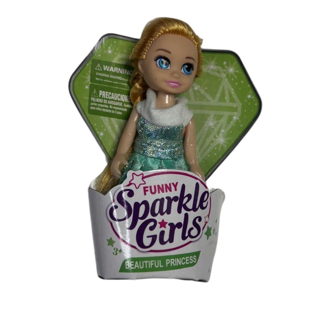 Manken Bebekler, Ceren, CTOY Işıltılı Mini Bebek 74014 Altın Sarısı