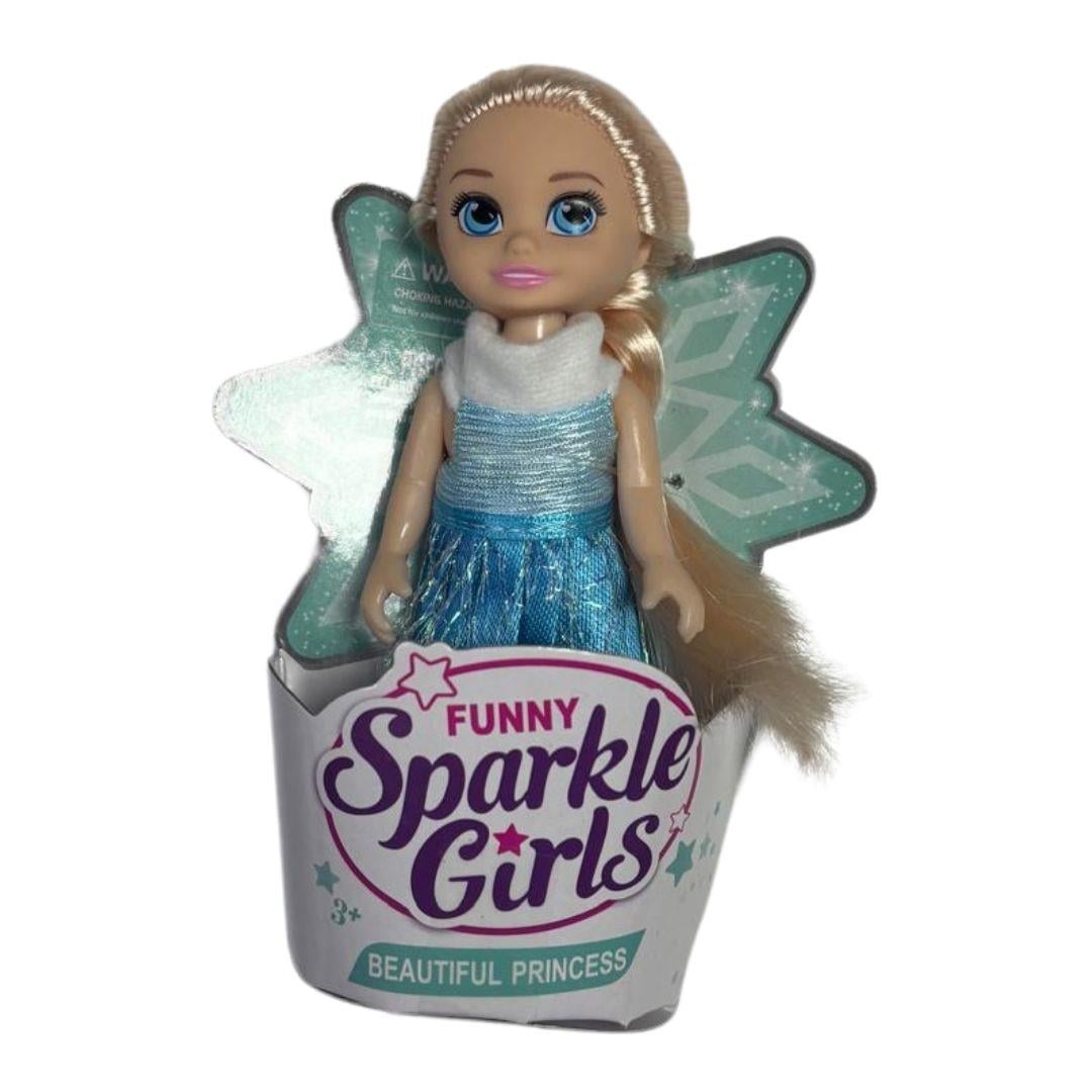 Manken Bebekler, Ceren, CTOY Işıltılı Mini Bebek 74014 Sarı