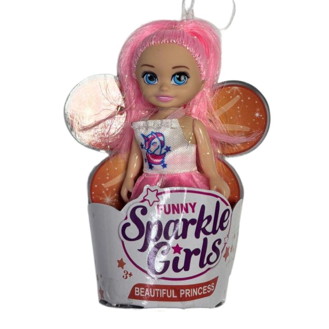 Manken Bebekler, Ceren, CTOY Işıltılı Mini Bebek 74021 Pembe