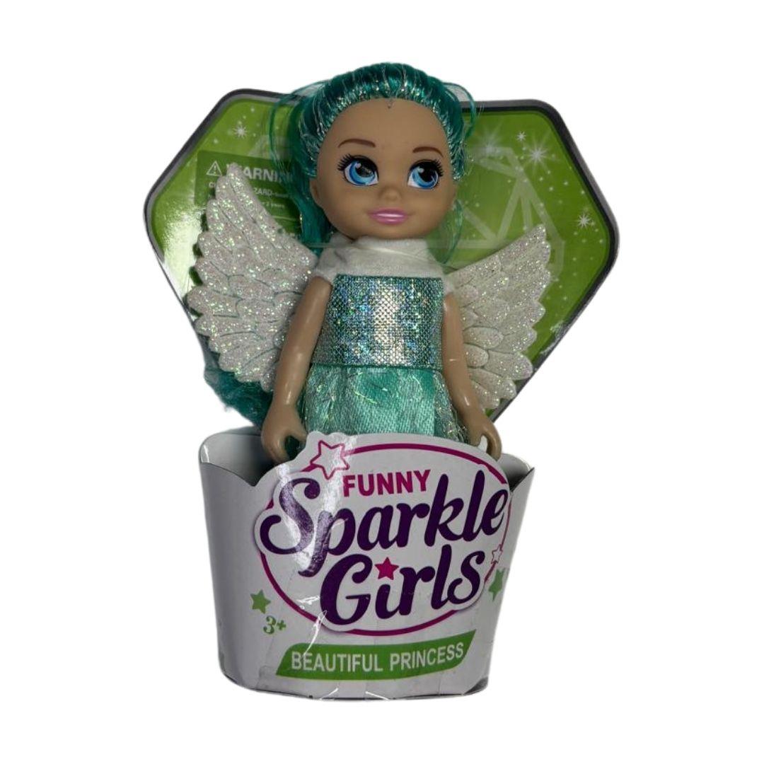 Manken Bebekler, Ceren, CTOY Işıltılı Mini Peri Bebek 74038 Yeşil