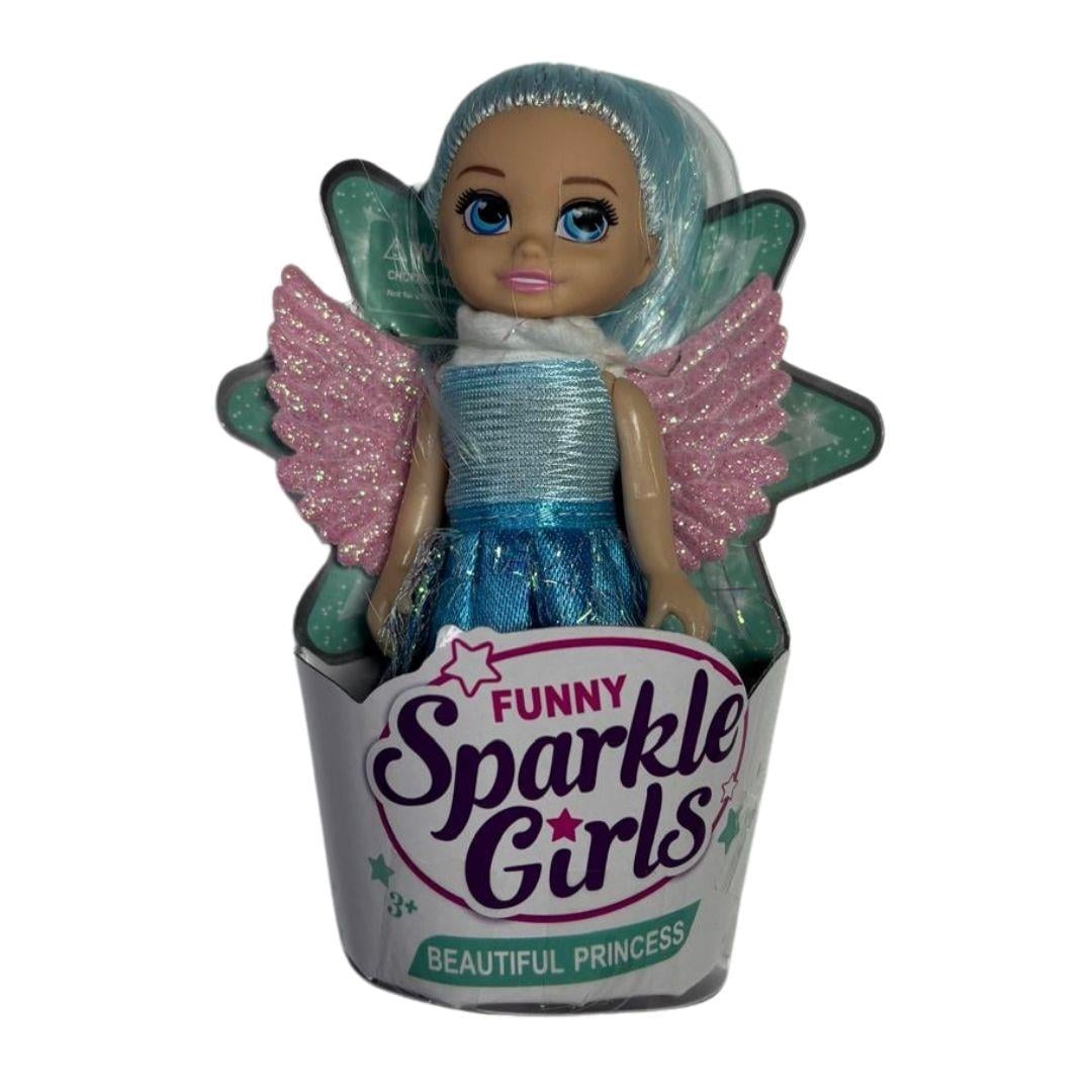 Manken Bebekler, Ceren, CTOY Işıltılı Mini Peri Bebek 74038 Mavi