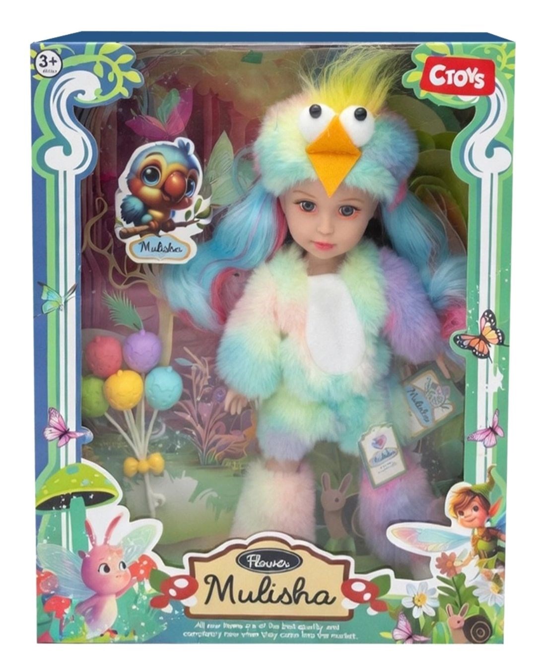 Manken Bebekler, Ceren, CTOY Kostümlü Bebek 30 cm QJ183A