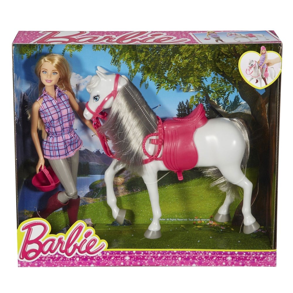 Manken Bebekler, Barbie, Mattel Barbie ve Atı DHB68