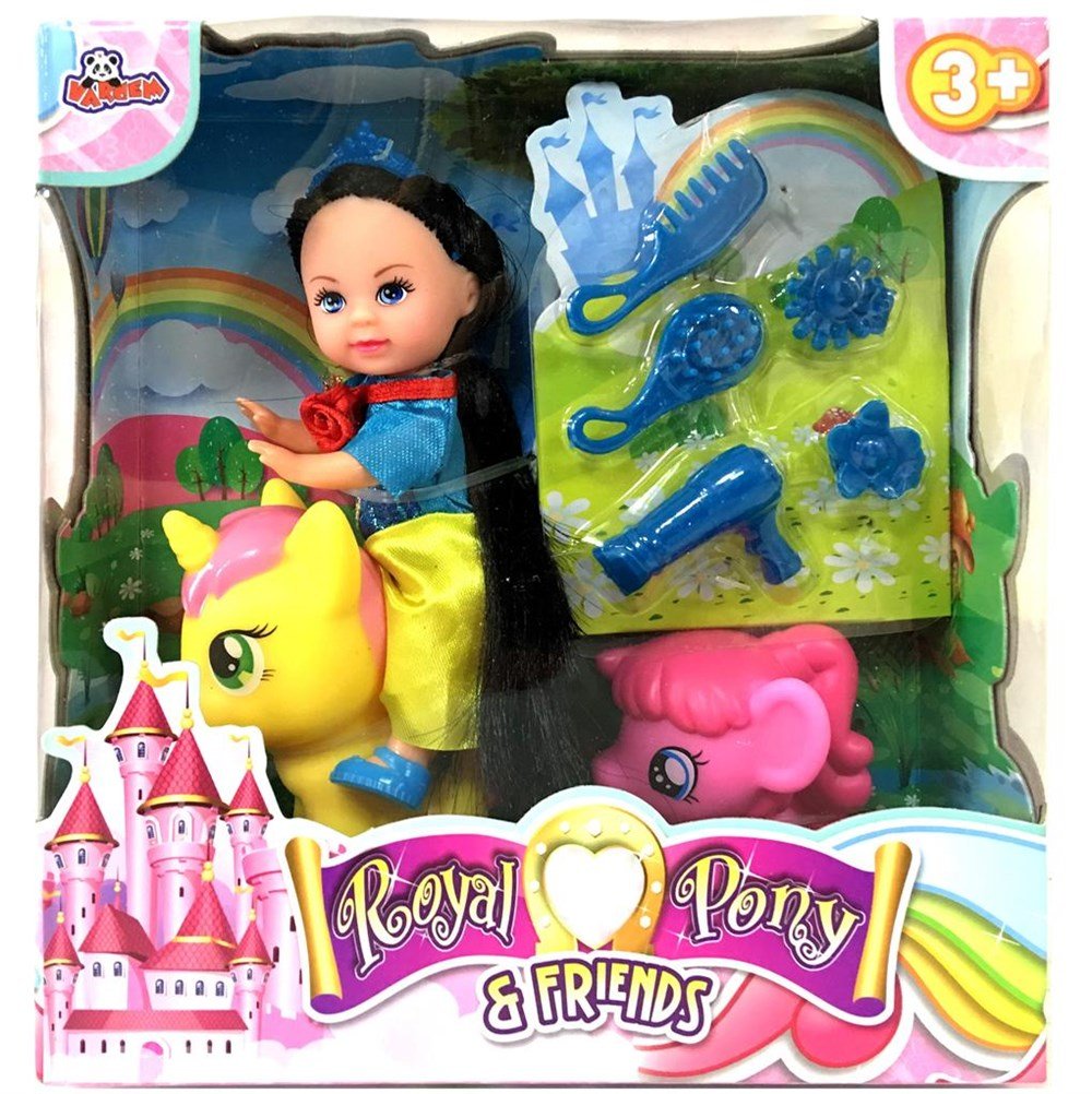 Manken Bebekler, Vardem, Royal Pony ve Arkadaşı 51800 Sarı At