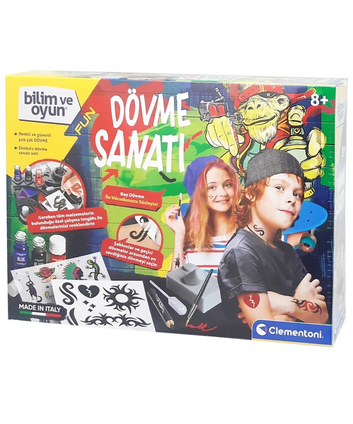 Mesleki Oyuncaklar, Clementoni, Clementoni Bilim Ve Oyun Dövme Sanatı 64329