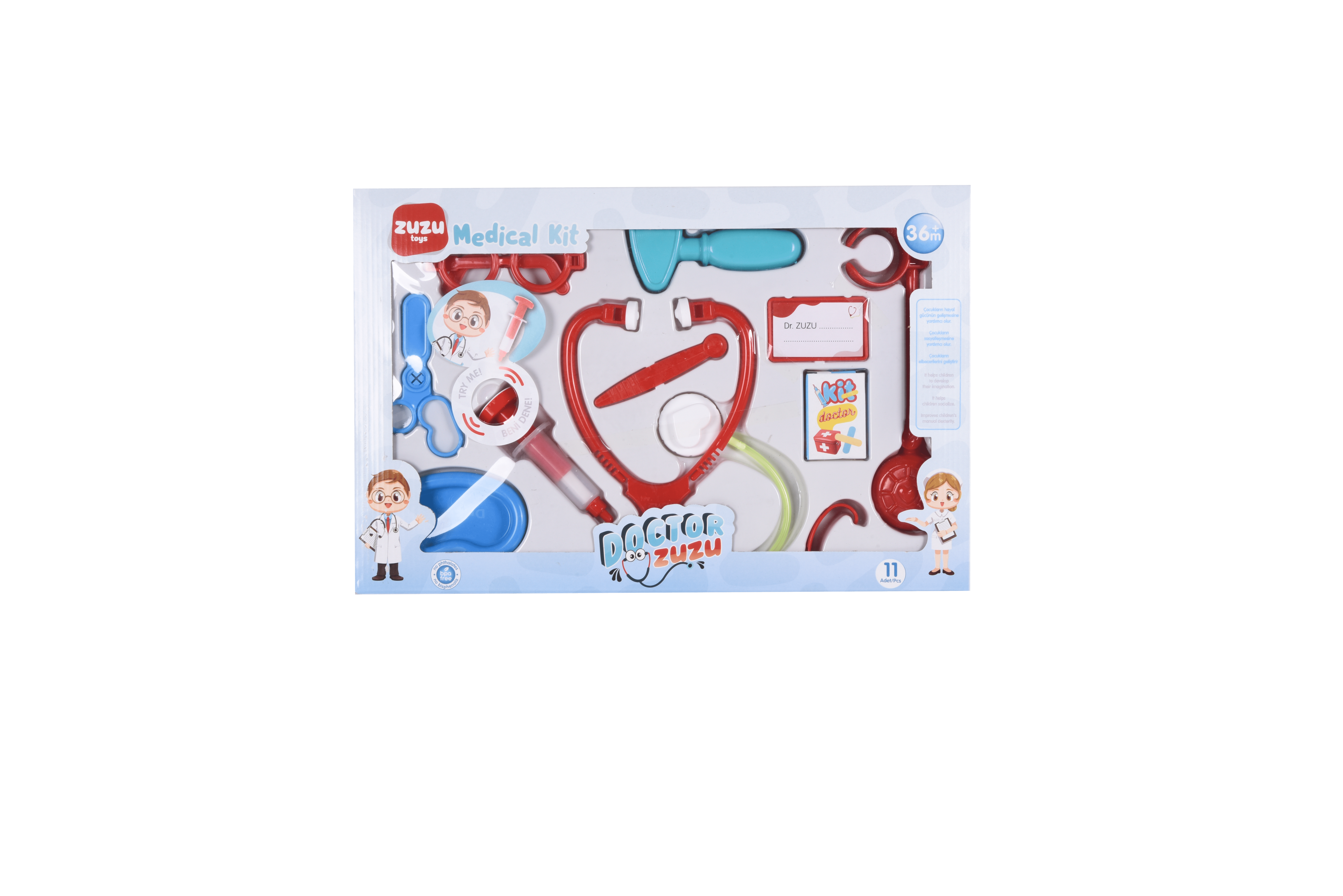 Mesleki Oyuncaklar, ZUZU TOYS, Zuzu Toys Doktor Zuzu Kutulu Büyük Boy