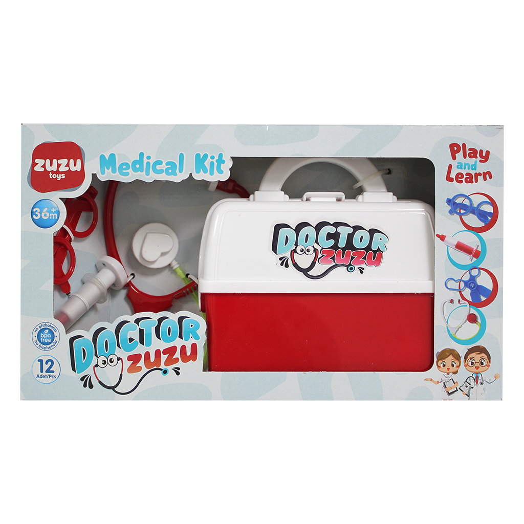Mesleki Oyuncaklar, ZUZU TOYS, Zuzu Toys Doktor Zuzu Kutulu Çantalı