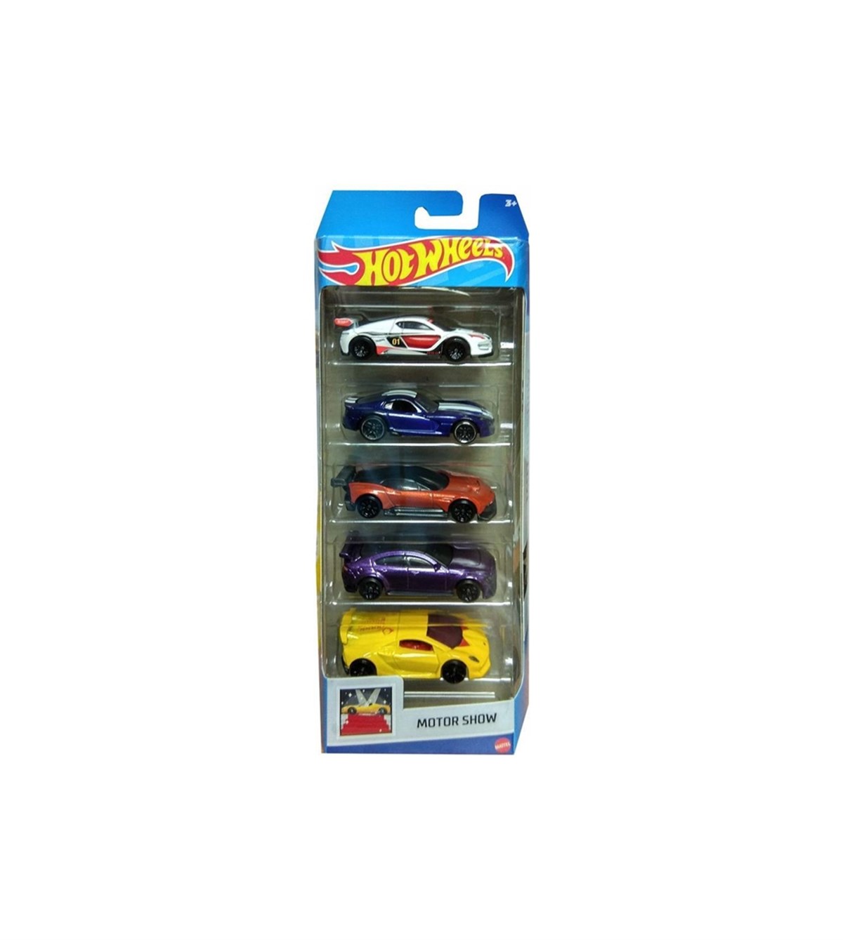 Metal Model Arabalar, Hot Wheels, Hot Wheels 5'li Araba Seti 01806 HFV80 Motor Show