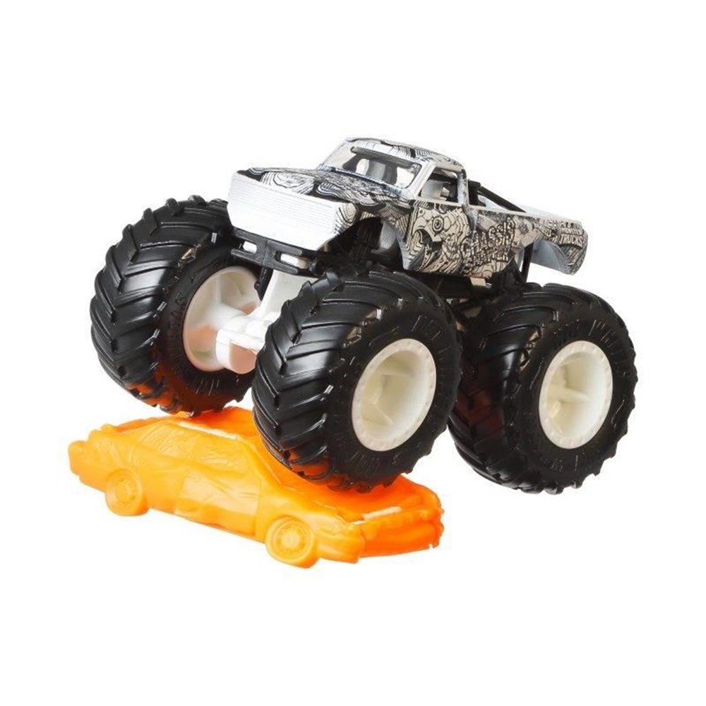 Metal Model Arabalar, Hot Wheels, Hot Wheels Monster Trucks 1:64 Arabalar FYJ44 GMR88 Chassis Snapper