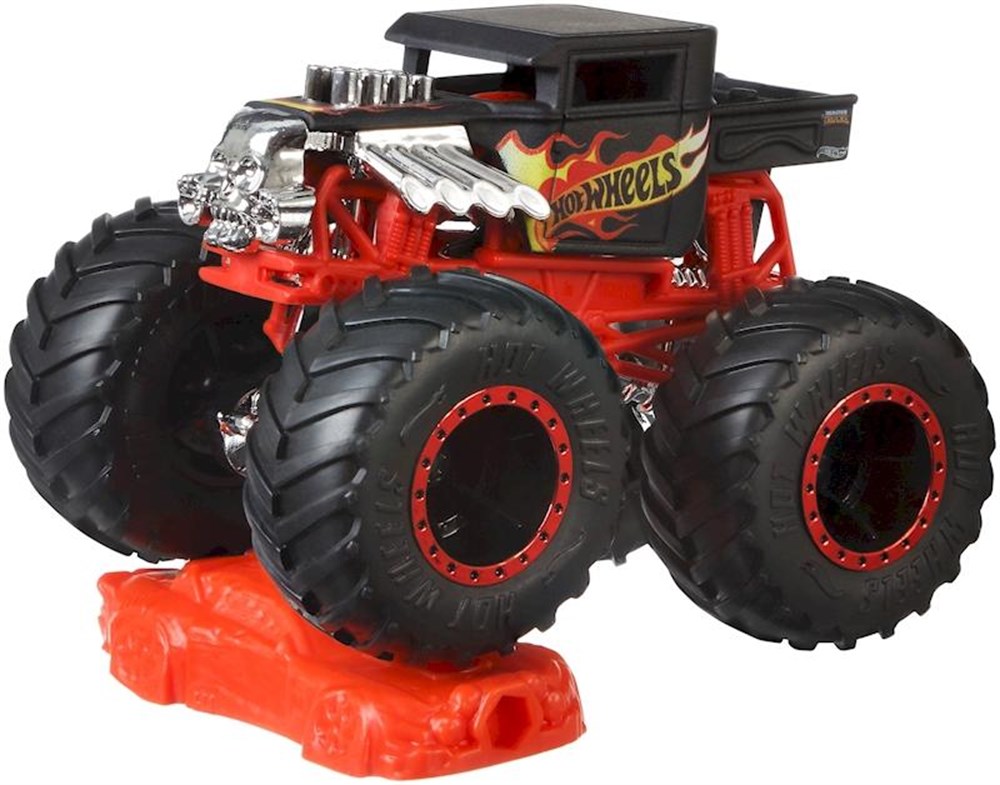 Metal Model Arabalar, Hot Wheels, Hot Wheels Monster Trucks 1:64 Arabalar FYJ44 GJF00 Bone Shaker