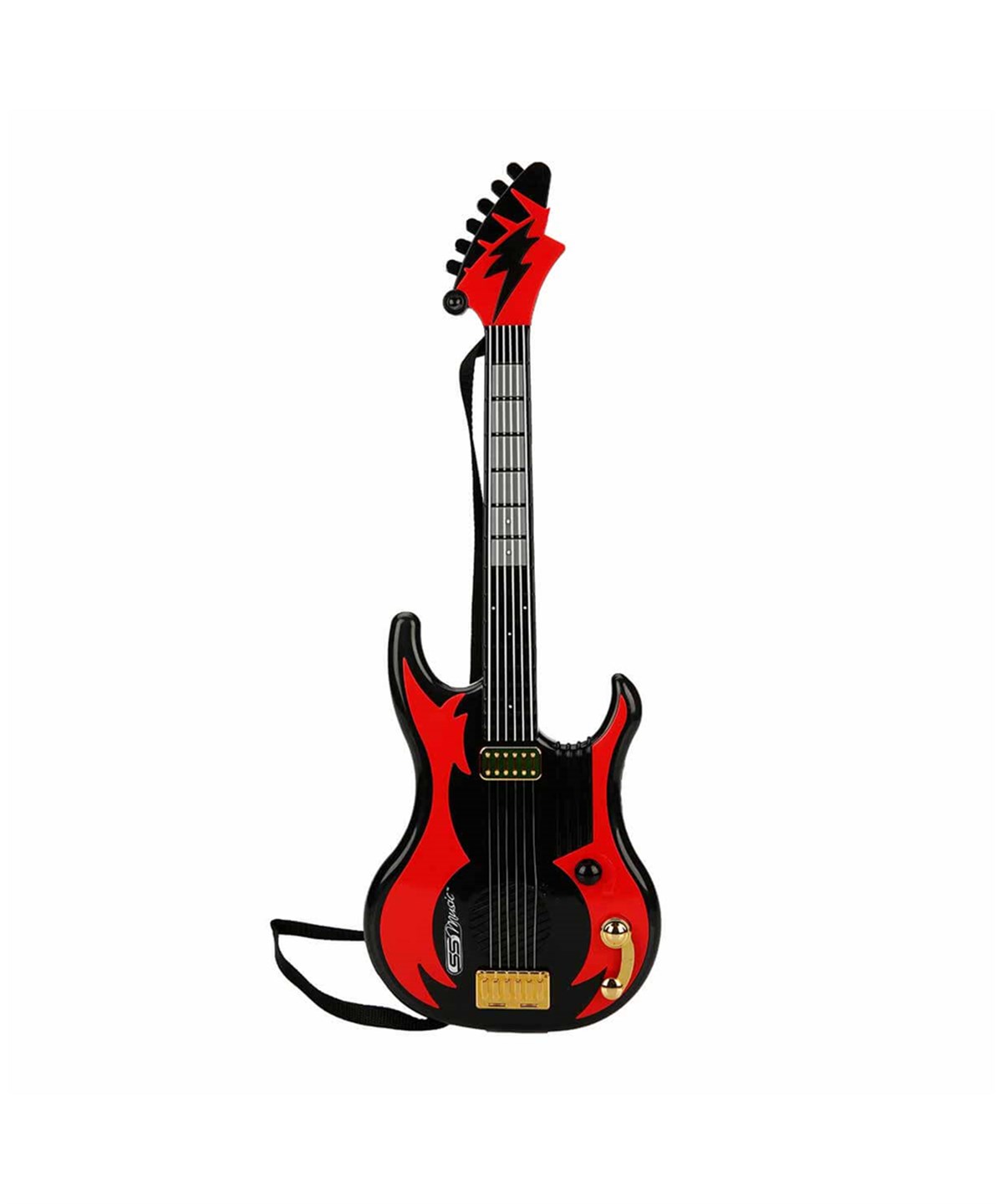 Müzik Aletleri, Sunman, Power House Elektronik Gitar 70127 Siyah Kırmızı