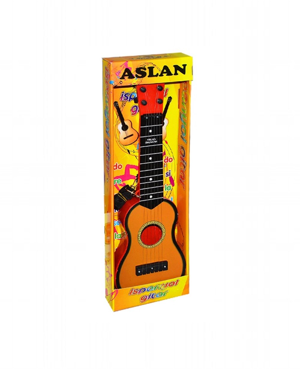 Müzik Aletleri, Merkez Oyuncak, Renkli Çocuk Gitarı Oyuncak İspanyol Gitar 50 cm 86880