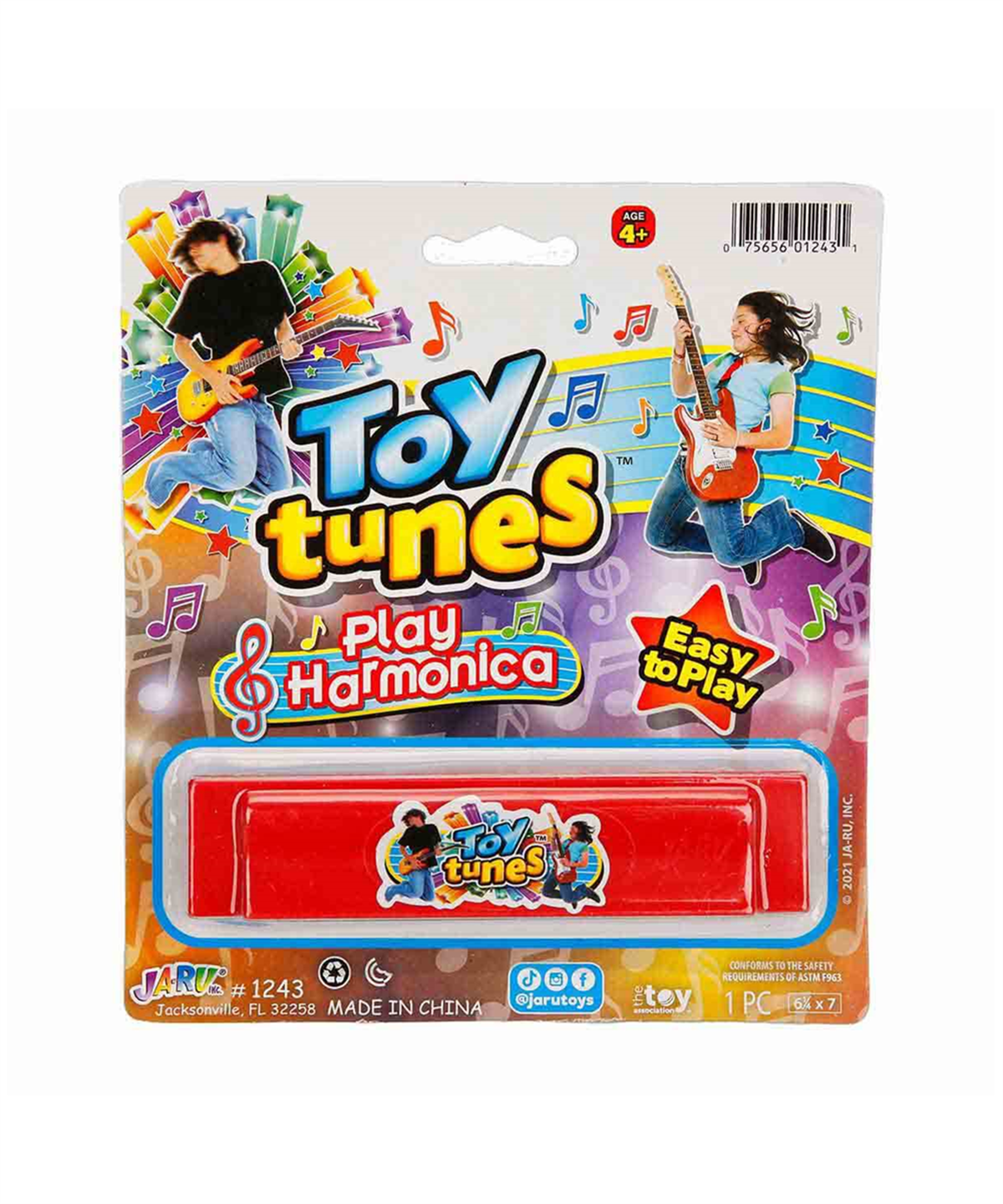 Müzik Aletleri, Sunman, Toy Tunes Harmonika 12431 Kırmızı