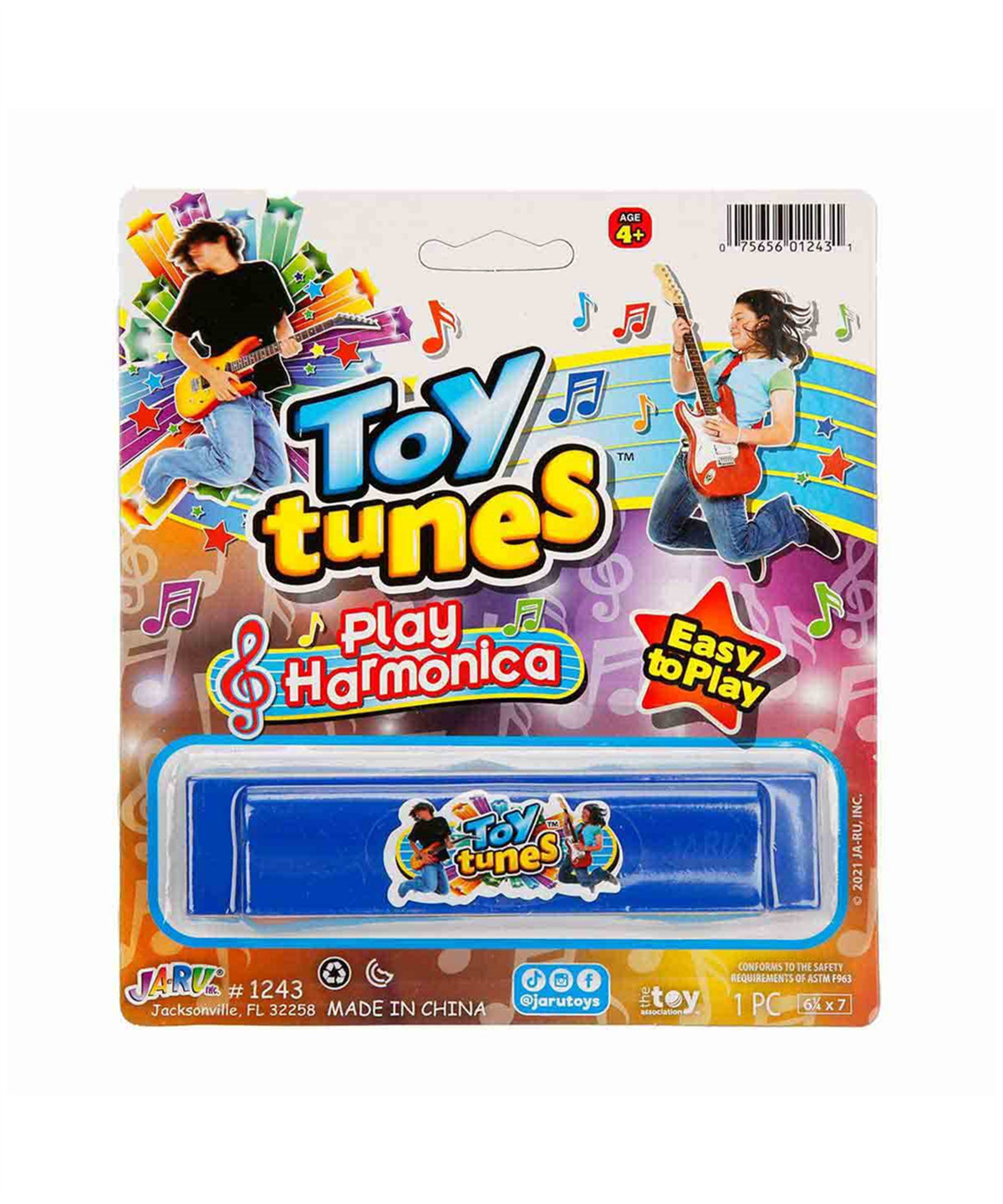 Müzik Aletleri, Sunman, Toy Tunes Harmonika 12431 Mavi