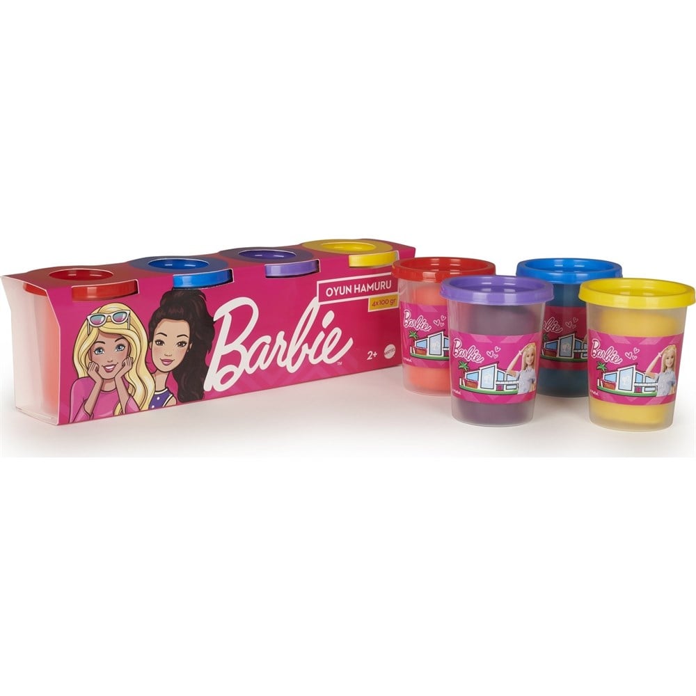 Oyun Hamuru ve Slime, Barbie, Barbie Oyun Hamuru 4'lü Paket GPN18