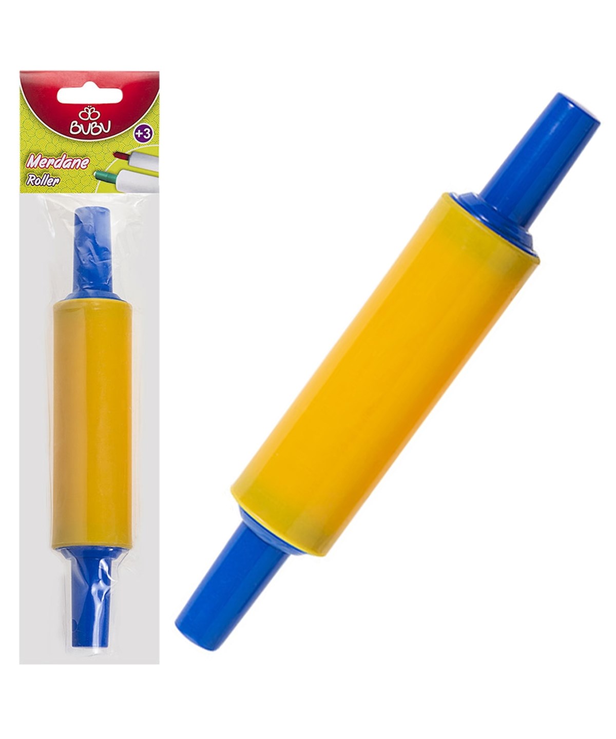 Oyun Hamuru ve Slime, BuBu, Bu-Bu Oyun Hamuru Kalıbı Merdanesi Bubu00056