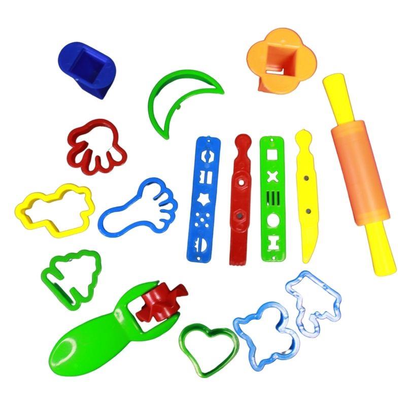Oyun Hamuru ve Slime, BuBu, BuBu Oyun Hamuru Kalıbı - Merdaneli 13 Parça HK0013