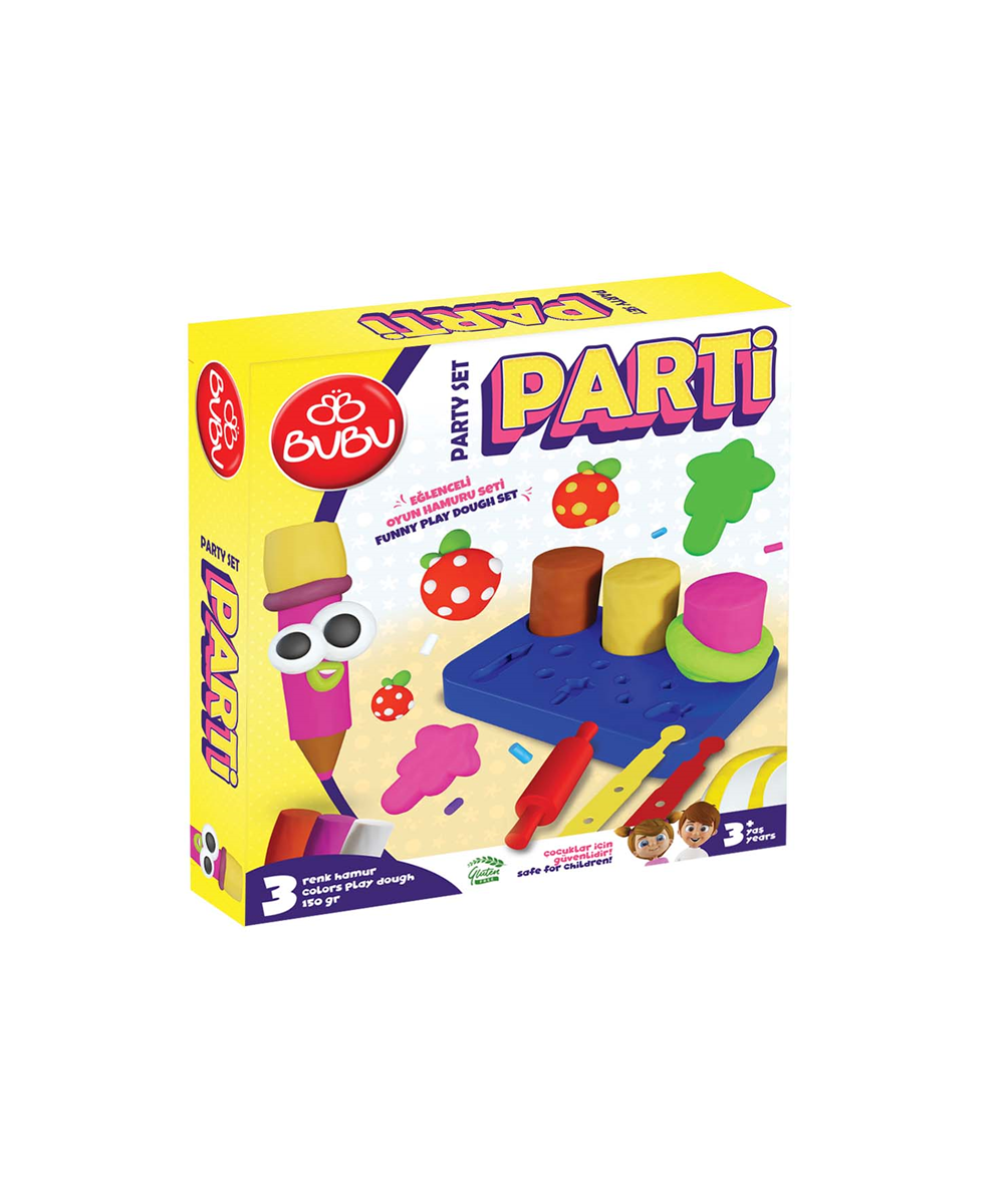 Oyun Hamuru ve Slime, BuBu, Bubu Parti Oyun Hamuru Seti 9 Parça OH0018