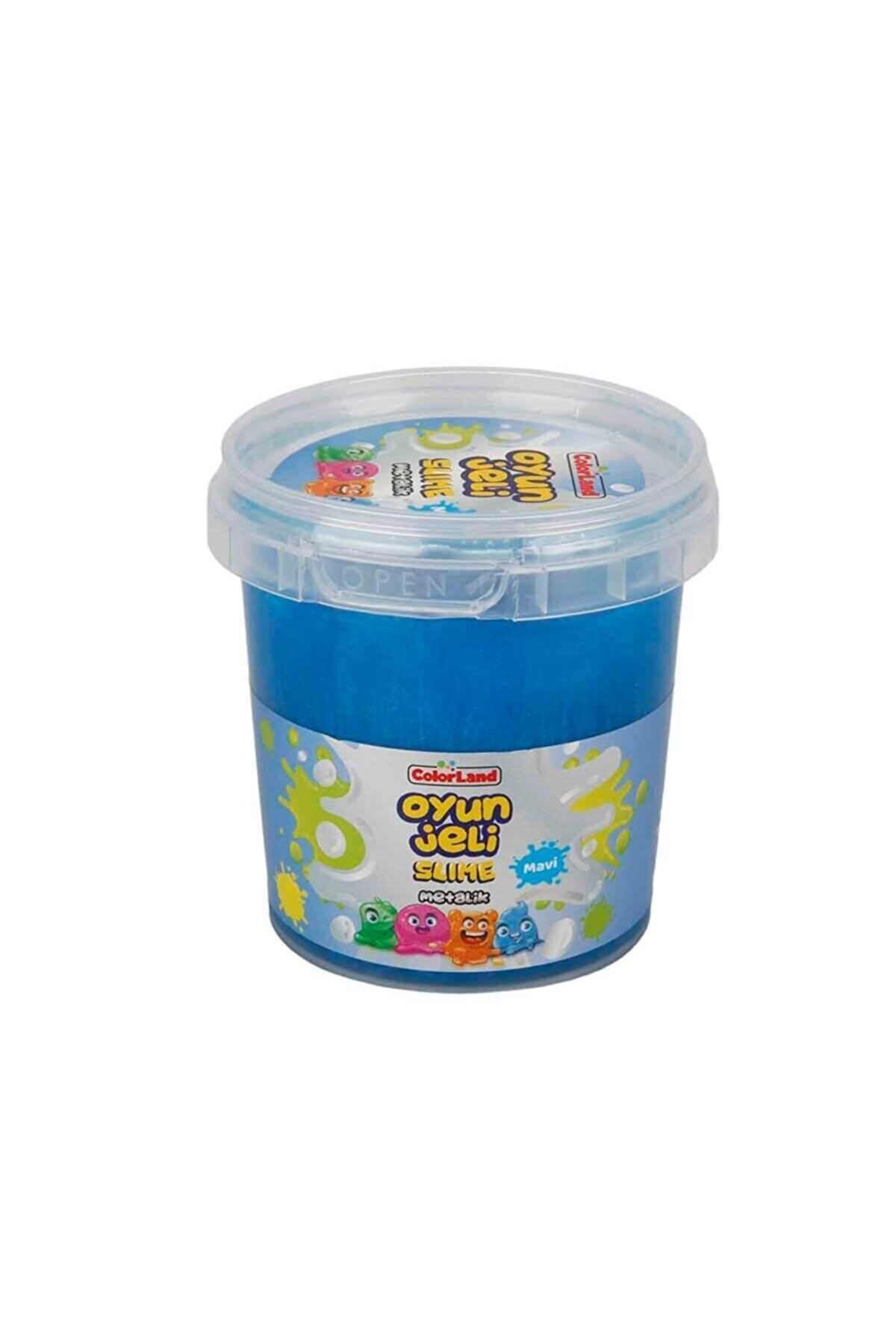 Oyun Hamuru ve Slime, Ceren, Colorland Oyun Jeli Slime 145 gr Metalik Mavi