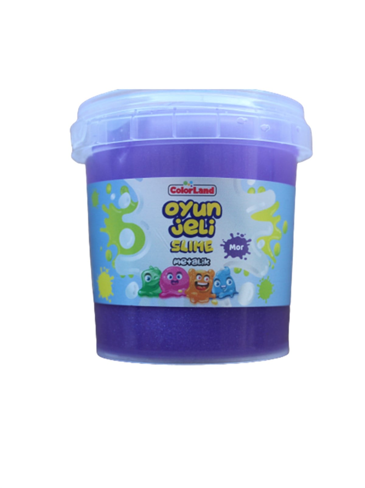 Oyun Hamuru ve Slime, Ceren, Colorland Oyun Jeli Slime 145 gr Metalik Mor