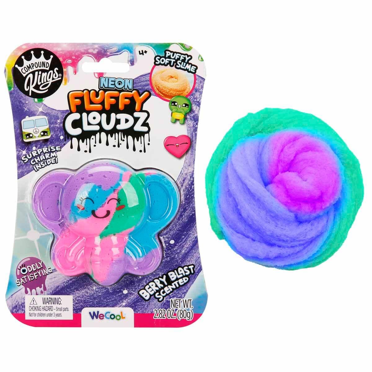 Oyun Hamuru ve Slime, Sunman, Compound Kings Neon Fluffy Cloudz Butterfly Slime