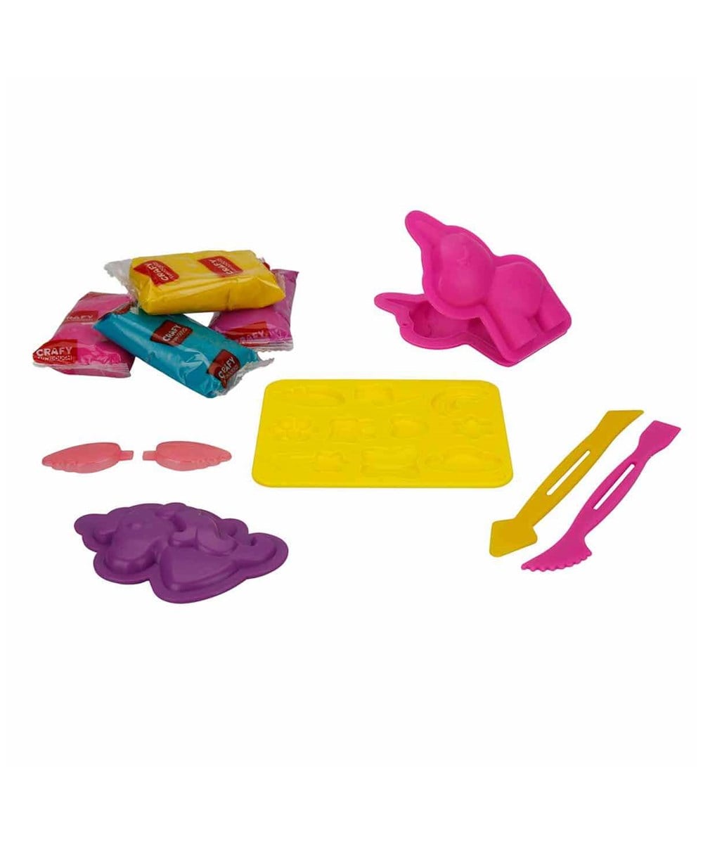 Oyun Hamuru ve Slime, Sunman, Crafy Sihirli Unicorn Oyun Hamuru Seti 200gr 11 Parça