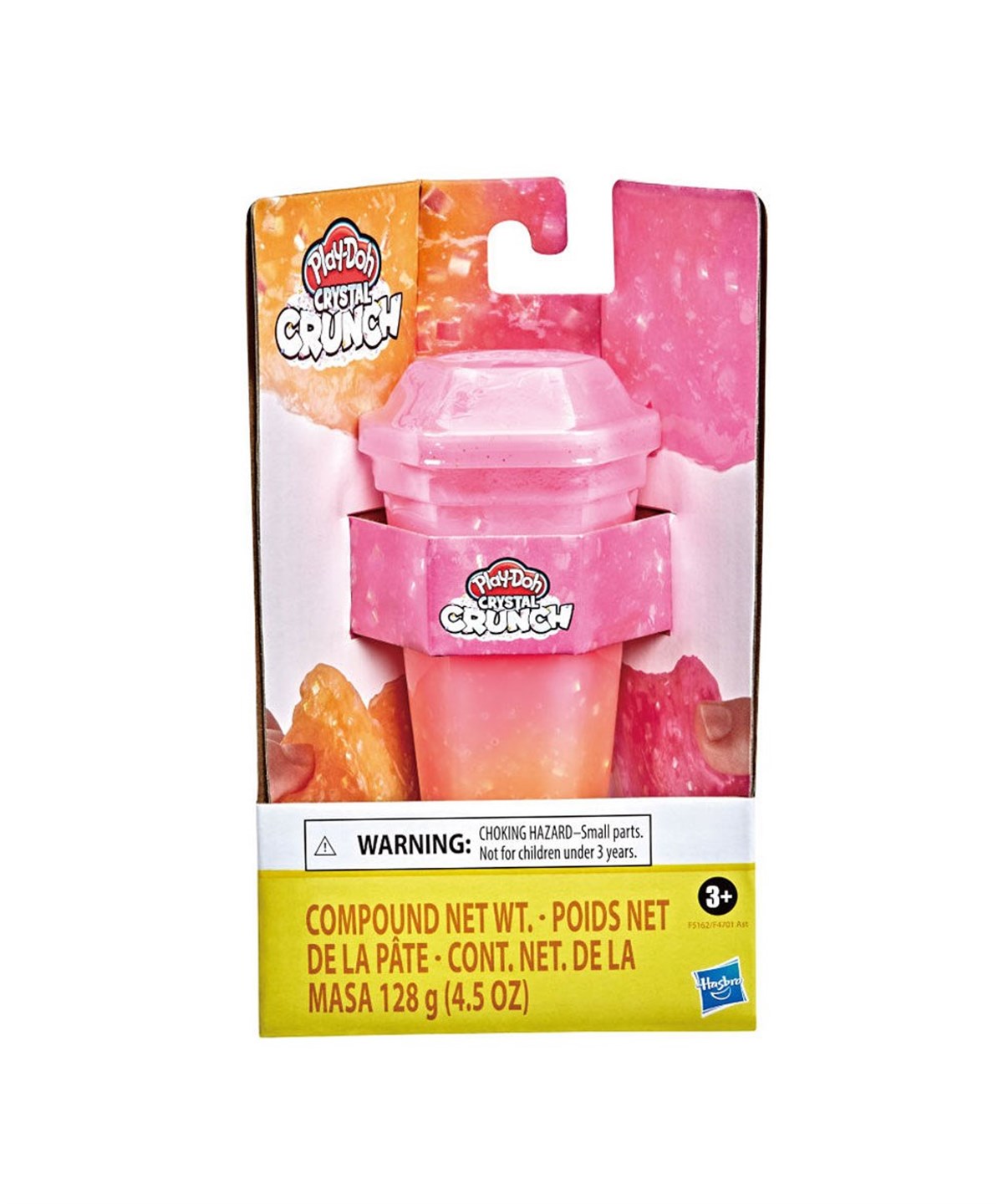 Oyun Hamuru ve Slime, Play-Doh, Play Doh Crystal Crunch Hamur F4701 F5162 Pembe