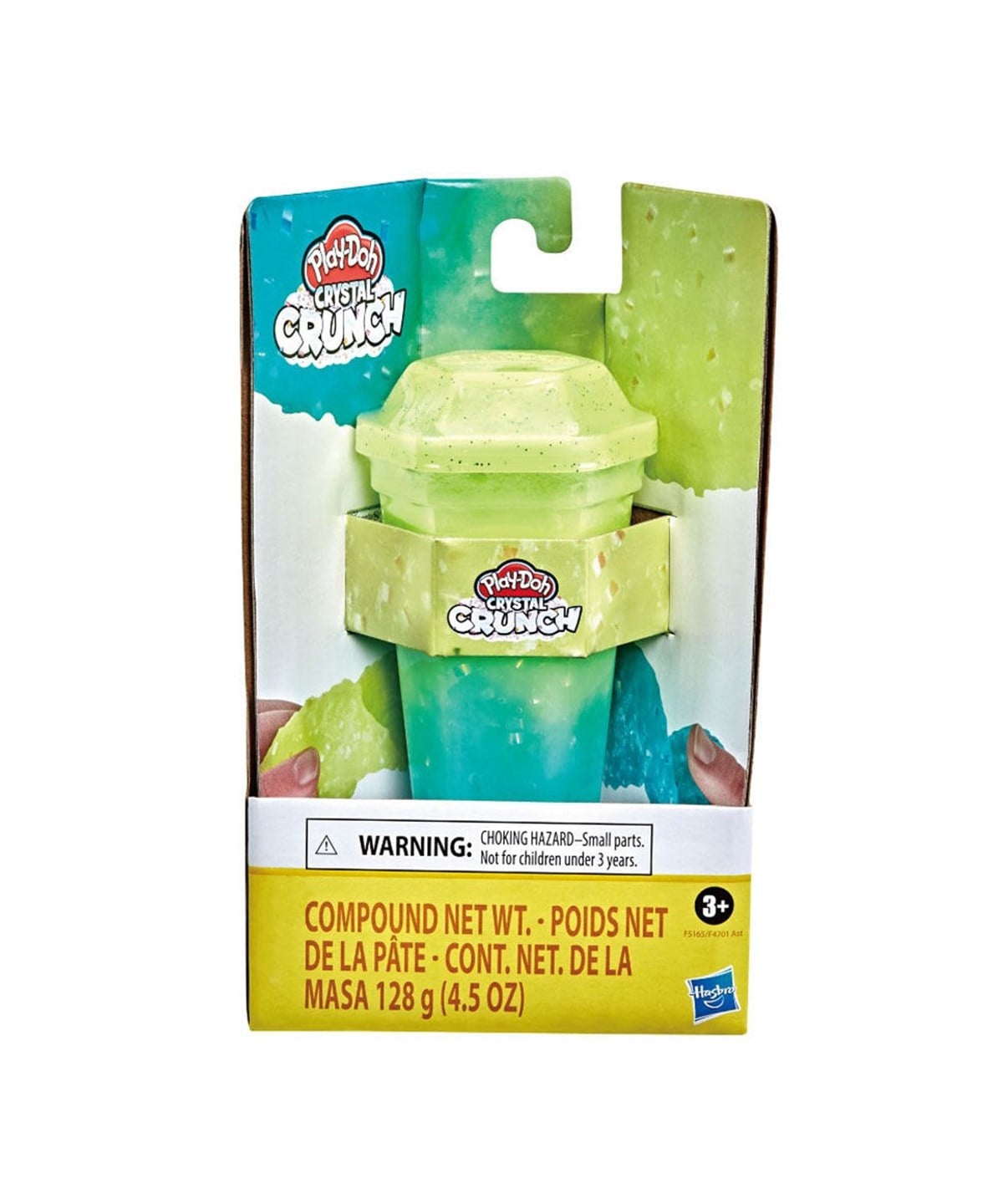 Oyun Hamuru ve Slime, Play-Doh, Play Doh Crystal Crunch Hamur F4701 F5165 Yeşil