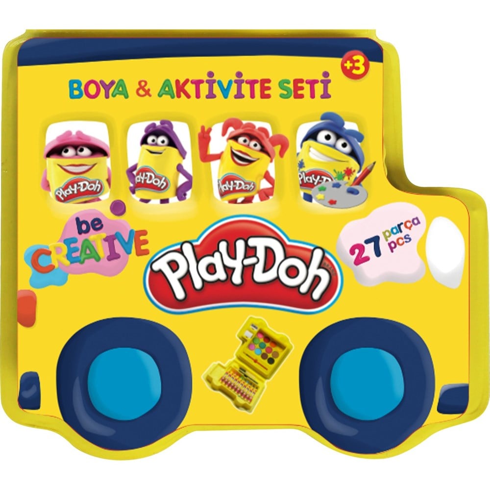 Oyun Hamuru ve Slime, Play-Doh, PLAY-DOH KIRTASİYE SETİ (27 PARÇA)