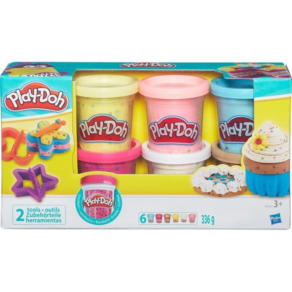 Oyun Hamuru ve Slime, Play-Doh, Play Doh Konfetili Hamur ve Kalıpları B3423