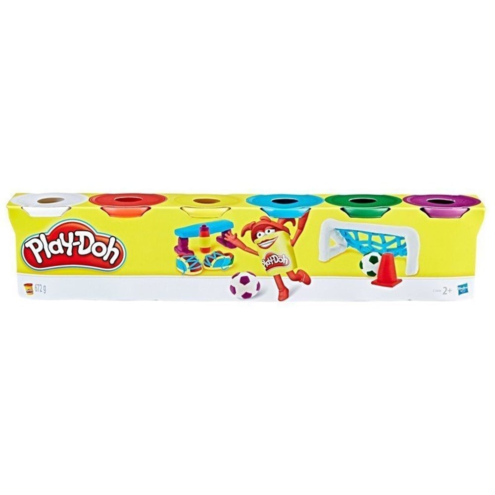 Oyun Hamuru ve Slime, Play-Doh, Play-Doh Oyun Hamuru 6'lı 672g C3898