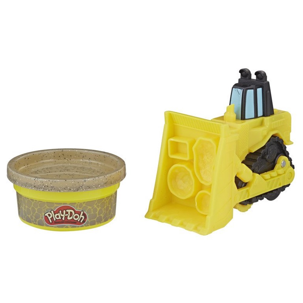 Oyun Hamuru ve Slime, Play-Doh, Play Doh Wheels Serisi E4575 E4707 Mini Buldozer 