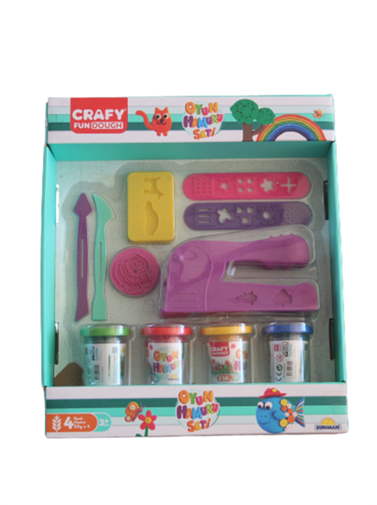 Oyun Hamuru ve Slime, Sunman, Sunman Crafy Oyun Hamuru Tasarım Seti S00030992