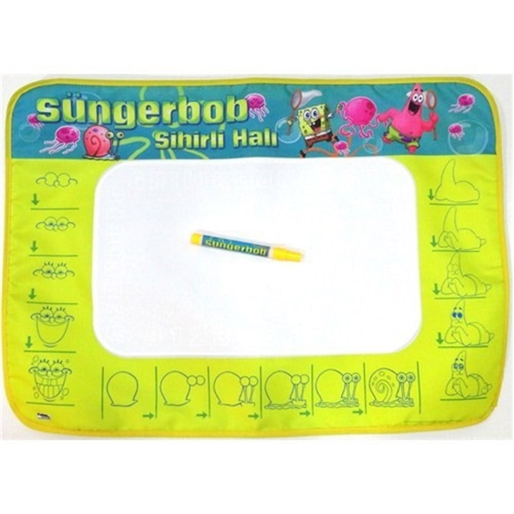 Oyun ve Eğitim Halısı, Furkan Toys, Sünger Bob Sihirli Halı 48x70 cm