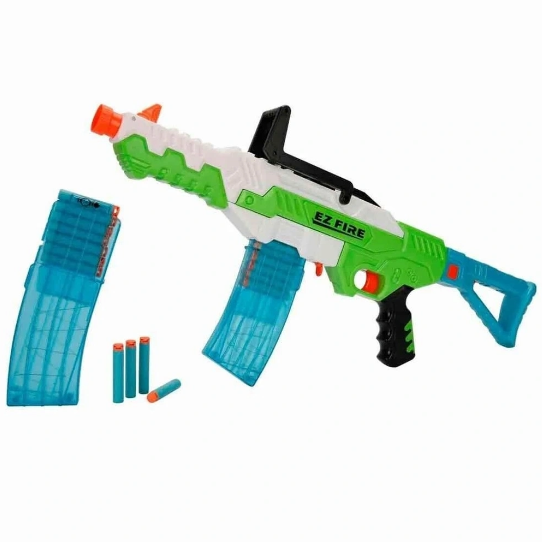 Oyuncak Silahlar, Sunman, Air Warriors Ez Fire Blaster 20 Mermili Sünger Dart Atan Silah 55 cm