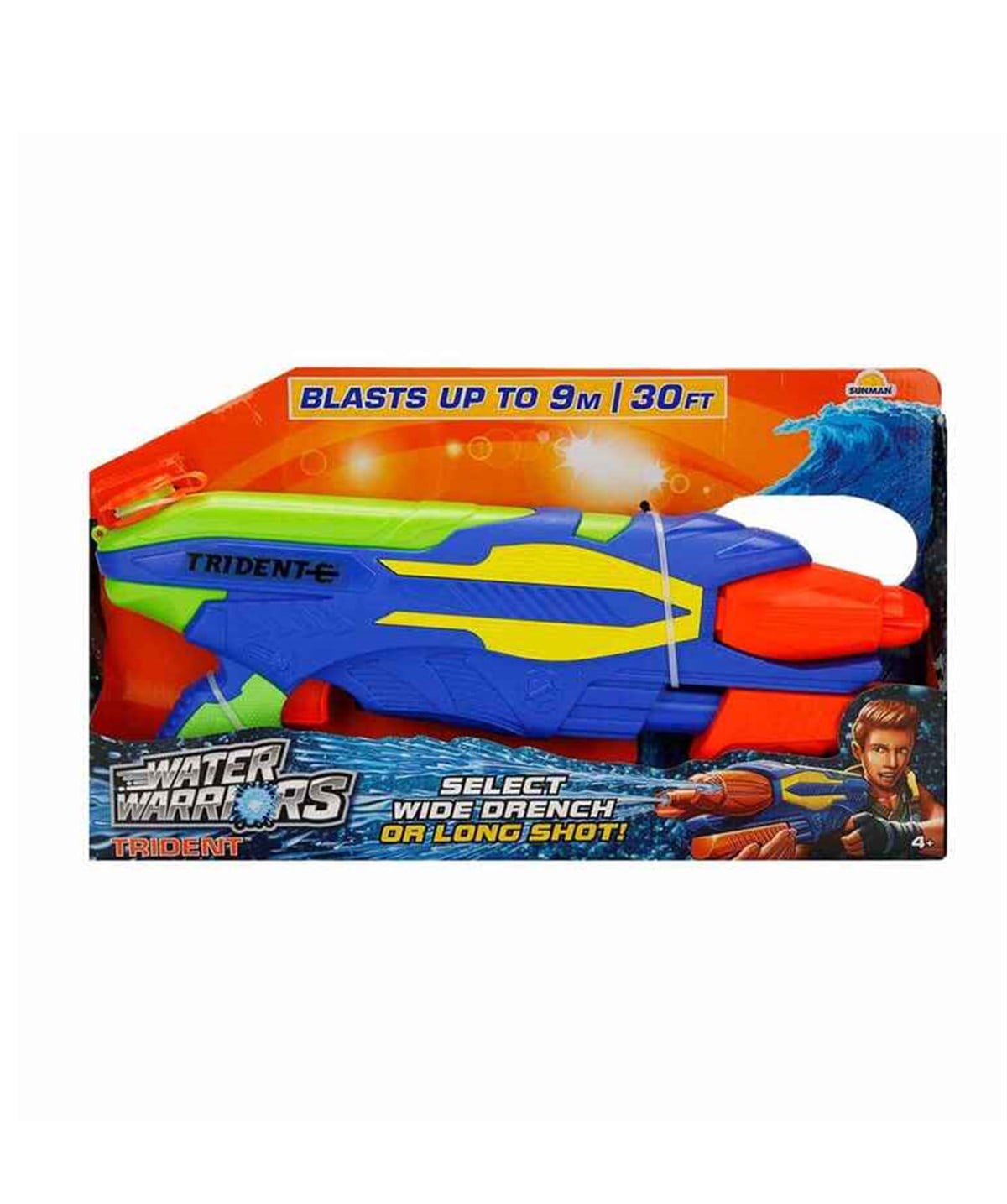 Oyuncak Silahlar, Sunman, Buzzbee 44 cm Trident Su Tabancası 700 ml