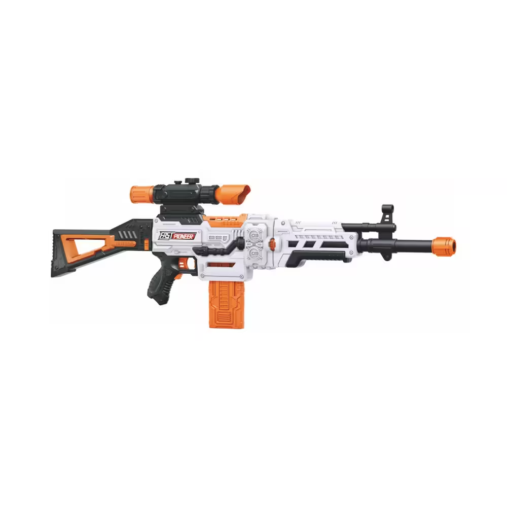 Oyuncak Silahlar, MEGA OYUNCAK, Fast Pioneer 48 Mermili Dart Atan Sniper Dürbünlü Tüfek
