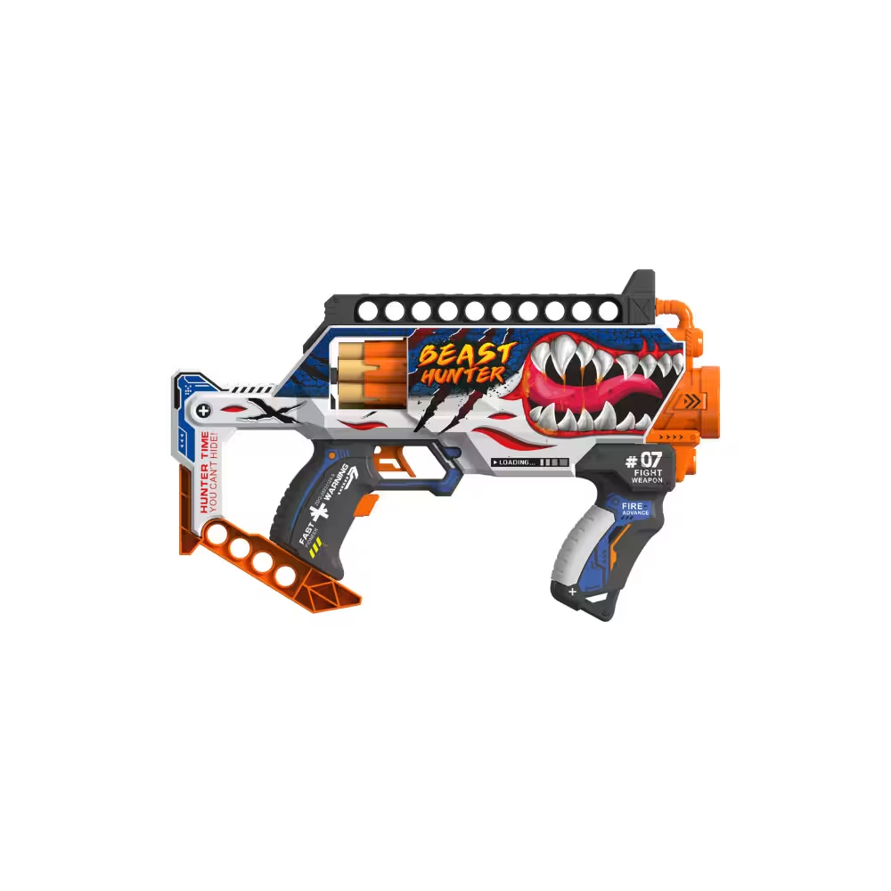Oyuncak Silahlar, MEGA OYUNCAK, Fast Pioneer Beast Hunter 24 Mermili Dart Atan Tabanca