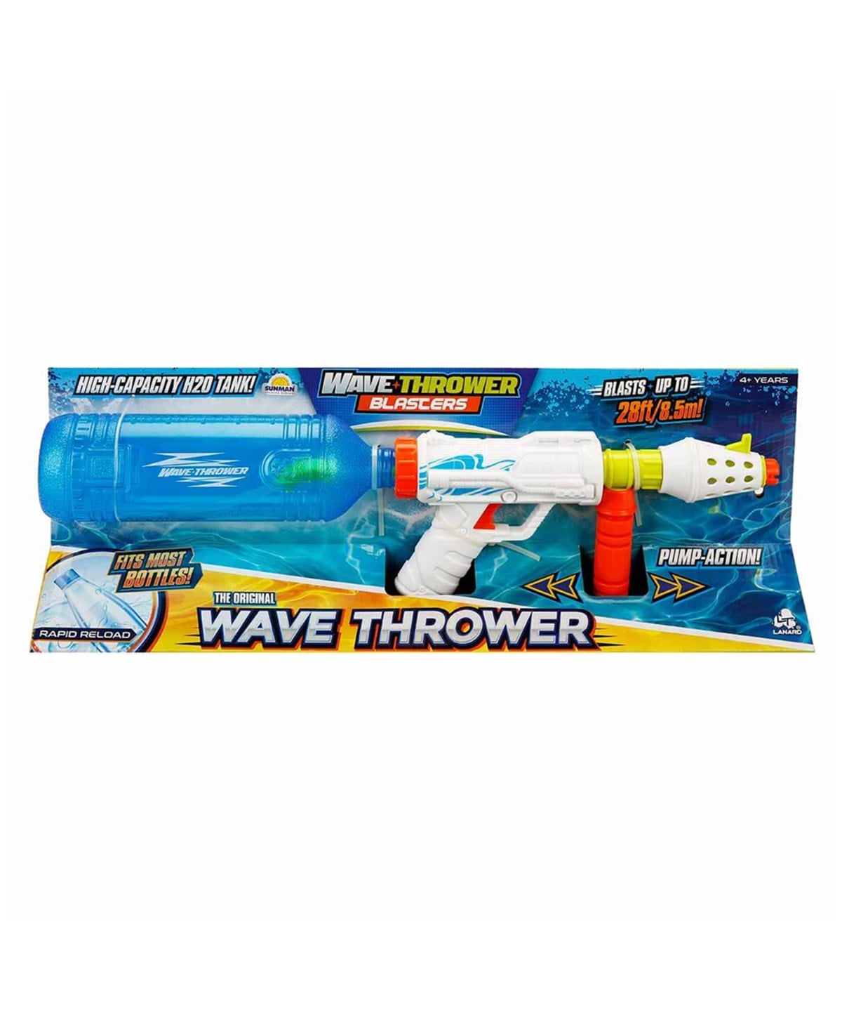 Oyuncak Silahlar, Sunman, Lanard Toys Wave Thrower Su Tabancası 750 ml 21611 Beyaz