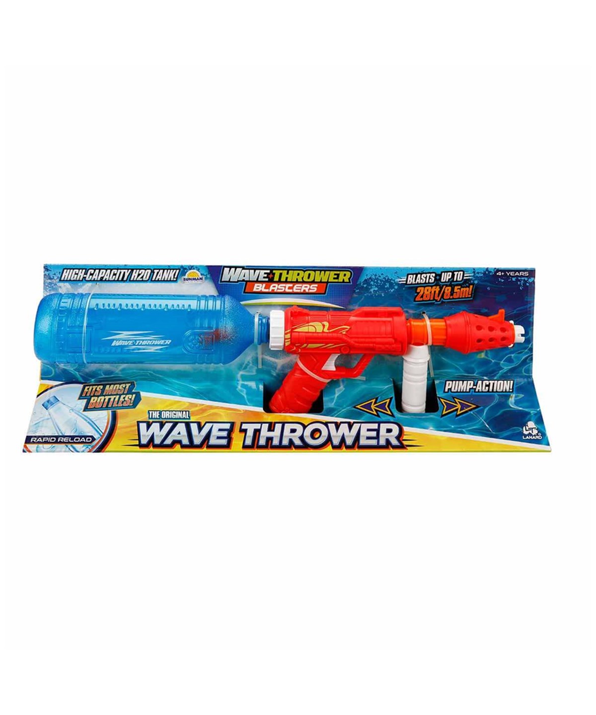 Oyuncak Silahlar, Sunman, Lanard Toys Wave Thrower Su Tabancası 750 ml 21611 Kırmızı
