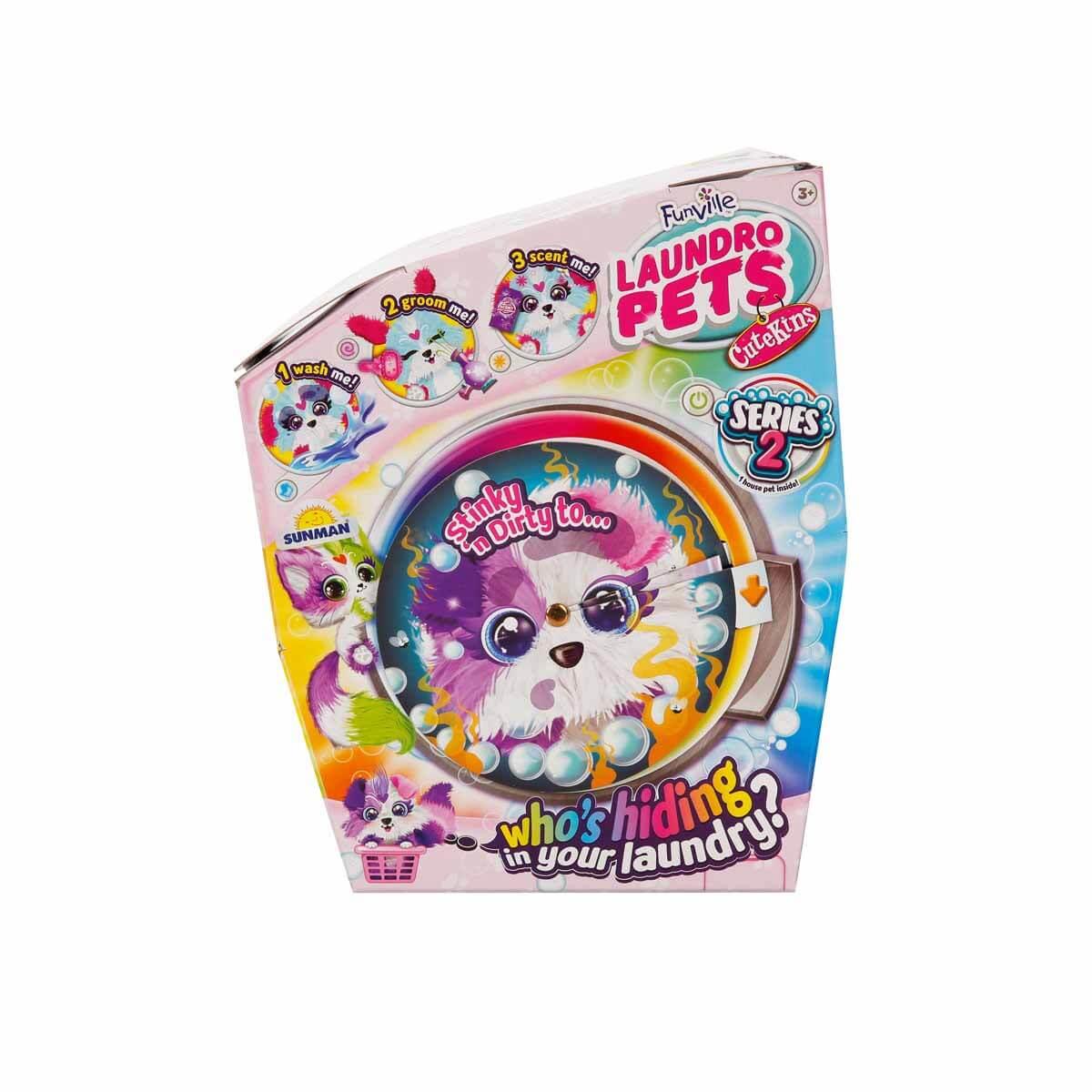Peluş Hayvanlar, Sunman, Cutekins Laundro Pets Sürpriz Peluş