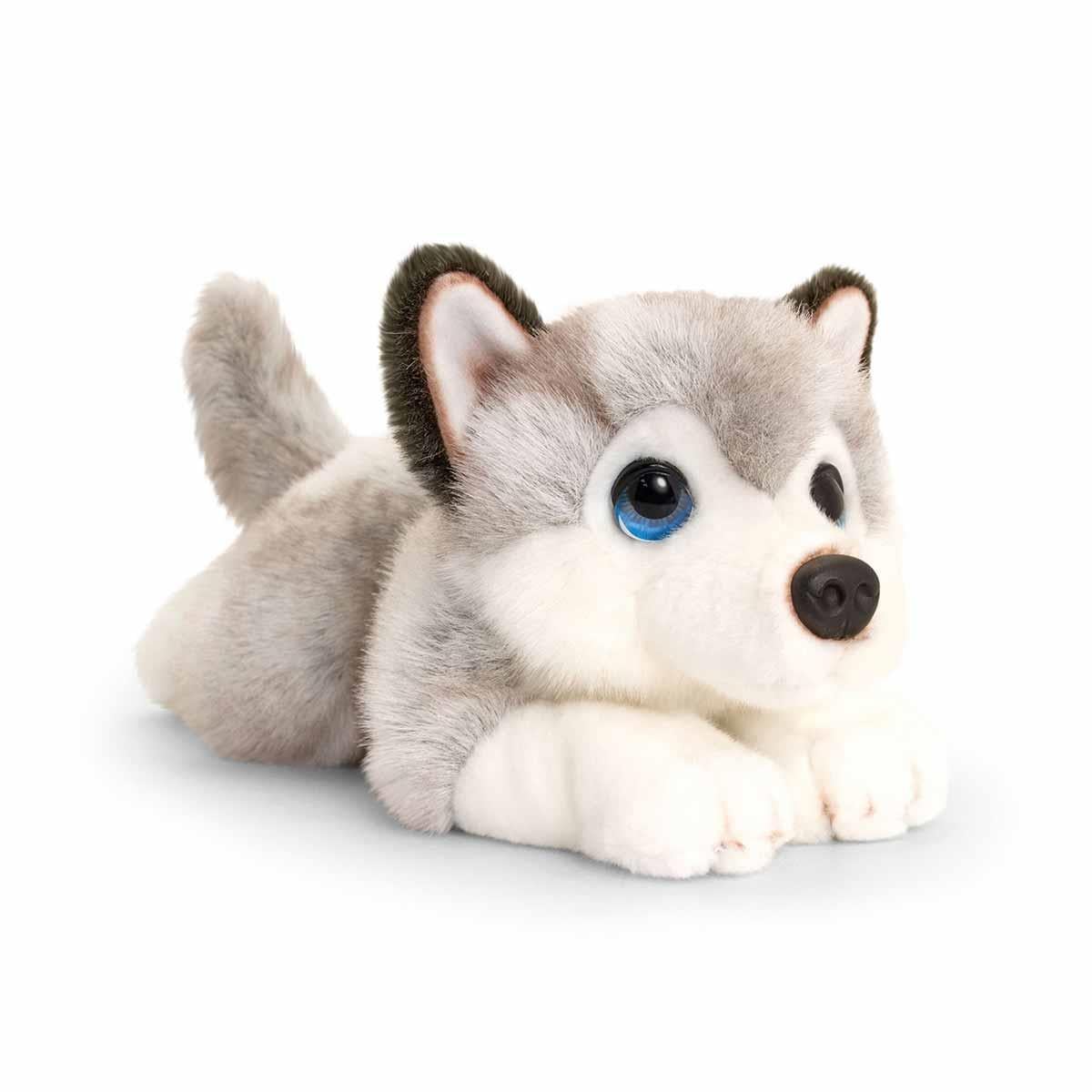 Peluş Hayvanlar, Sunman, Keel Toys Husky Köpek Peluş 32 cm.