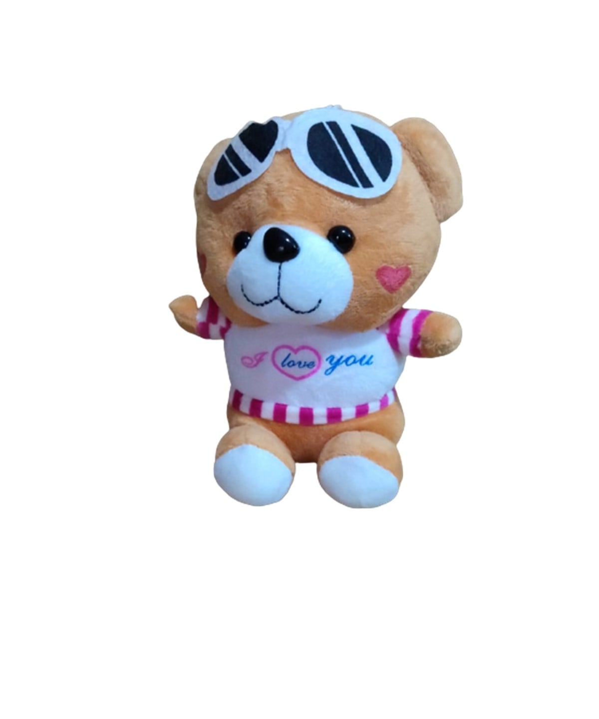 Peluş Hayvanlar, OSMAN KIZILKAYA, KZL Gözlüklü Peluş Ayı 20 cm 91861 Kahverengi